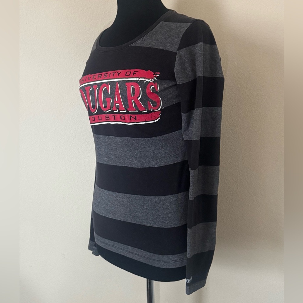 University of Houston Women's Striped Shirt - Large - Picture 2 of 8